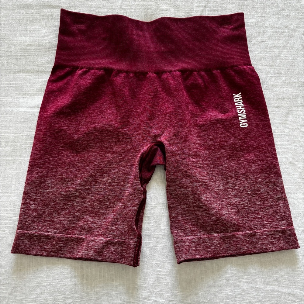 Gymshark Burgundy Seamless Shorts